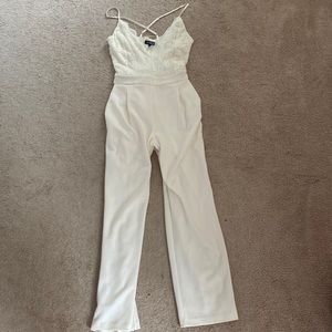 White lace Jumpsuit